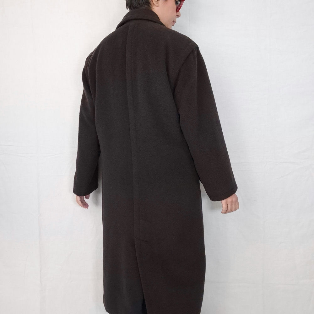 brown coat oversize