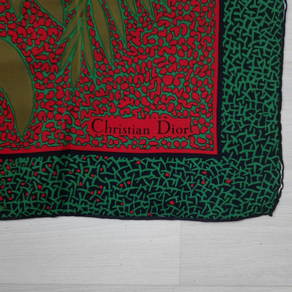 christian dior silk scarf