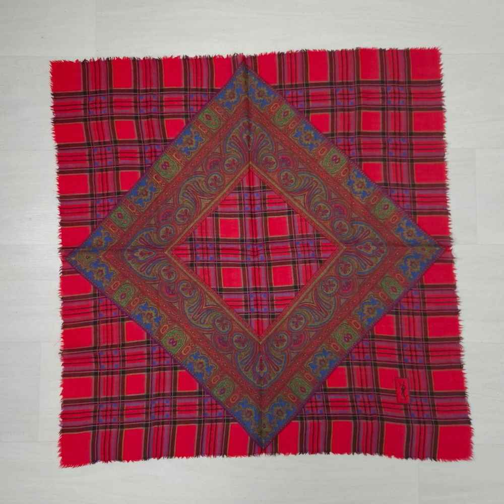 foulard vintage in lana