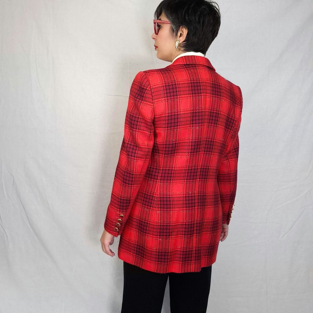 giacca tartan per natale