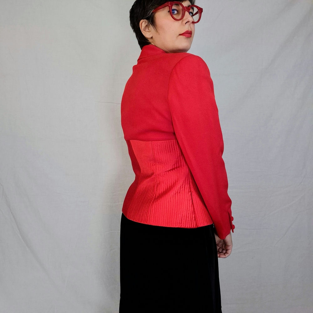 Valentino giacca rossa elegante da donna - immagine 4