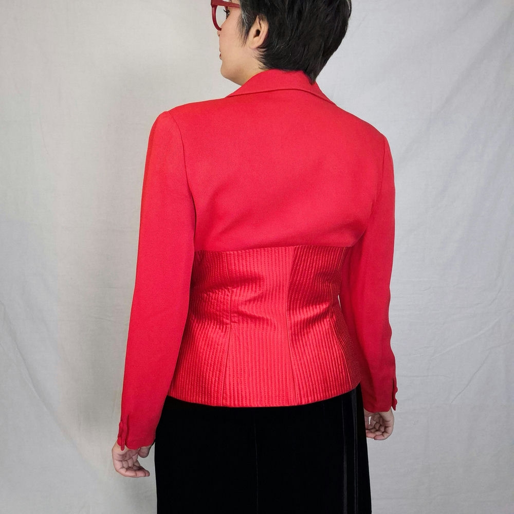 Valentino giacca rossa elegante da donna - immagine 5