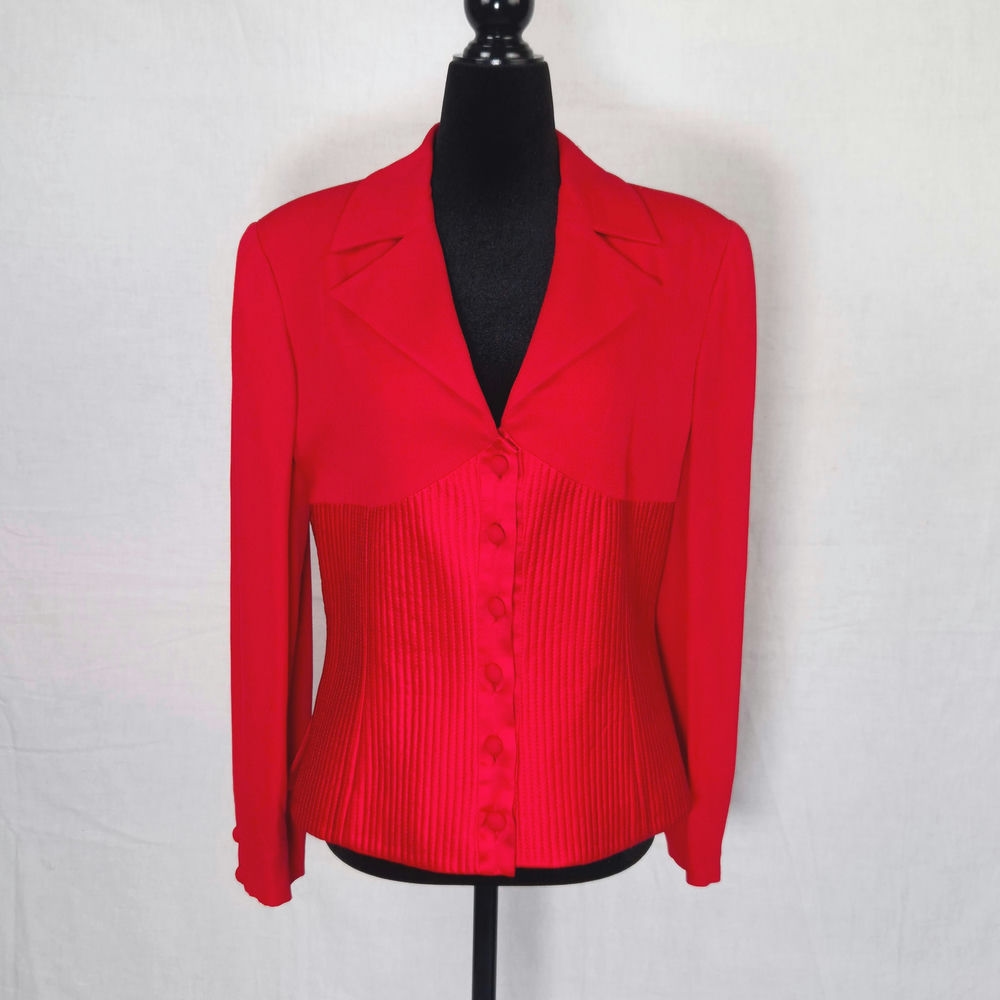 Valentino giacca rossa elegante da donna