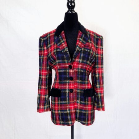 Giacca scozzese vintage