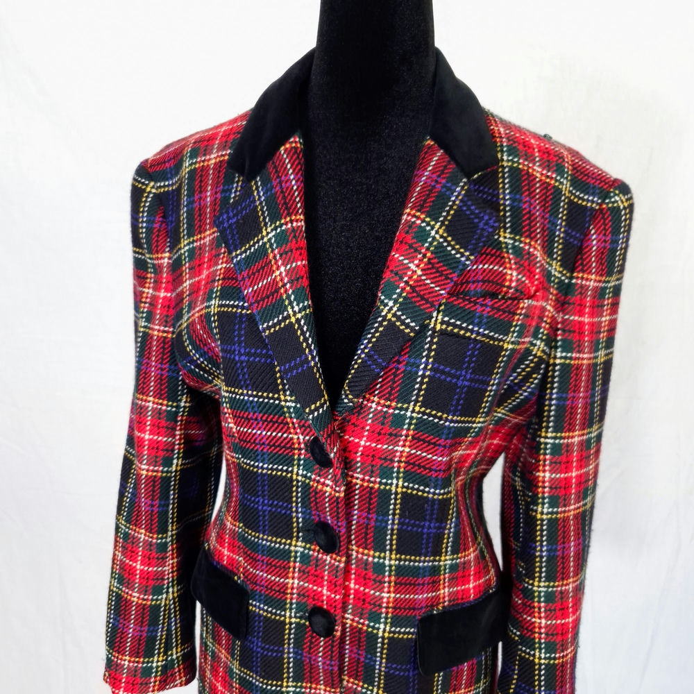 giacca plaid