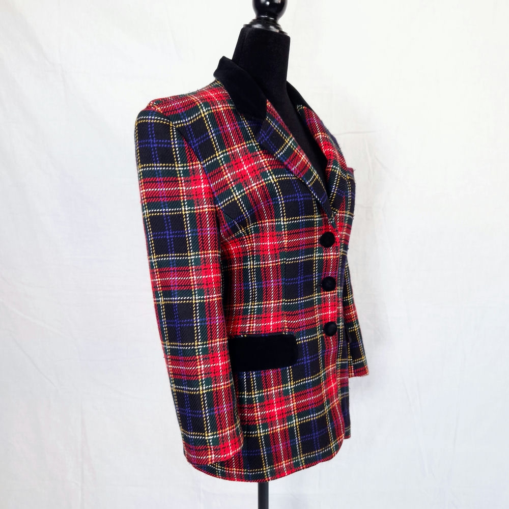 giacca tartan