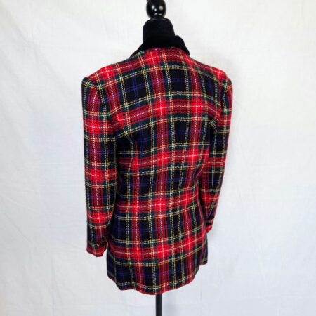 Giacca scozzese vintage anni '90 Max Diné