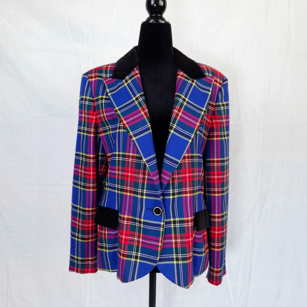 Giacca tartan