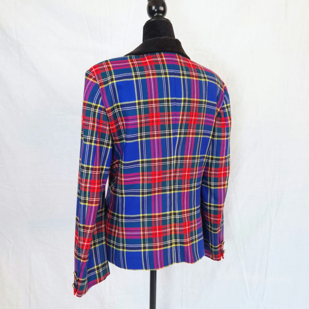 plaid jacket vintage