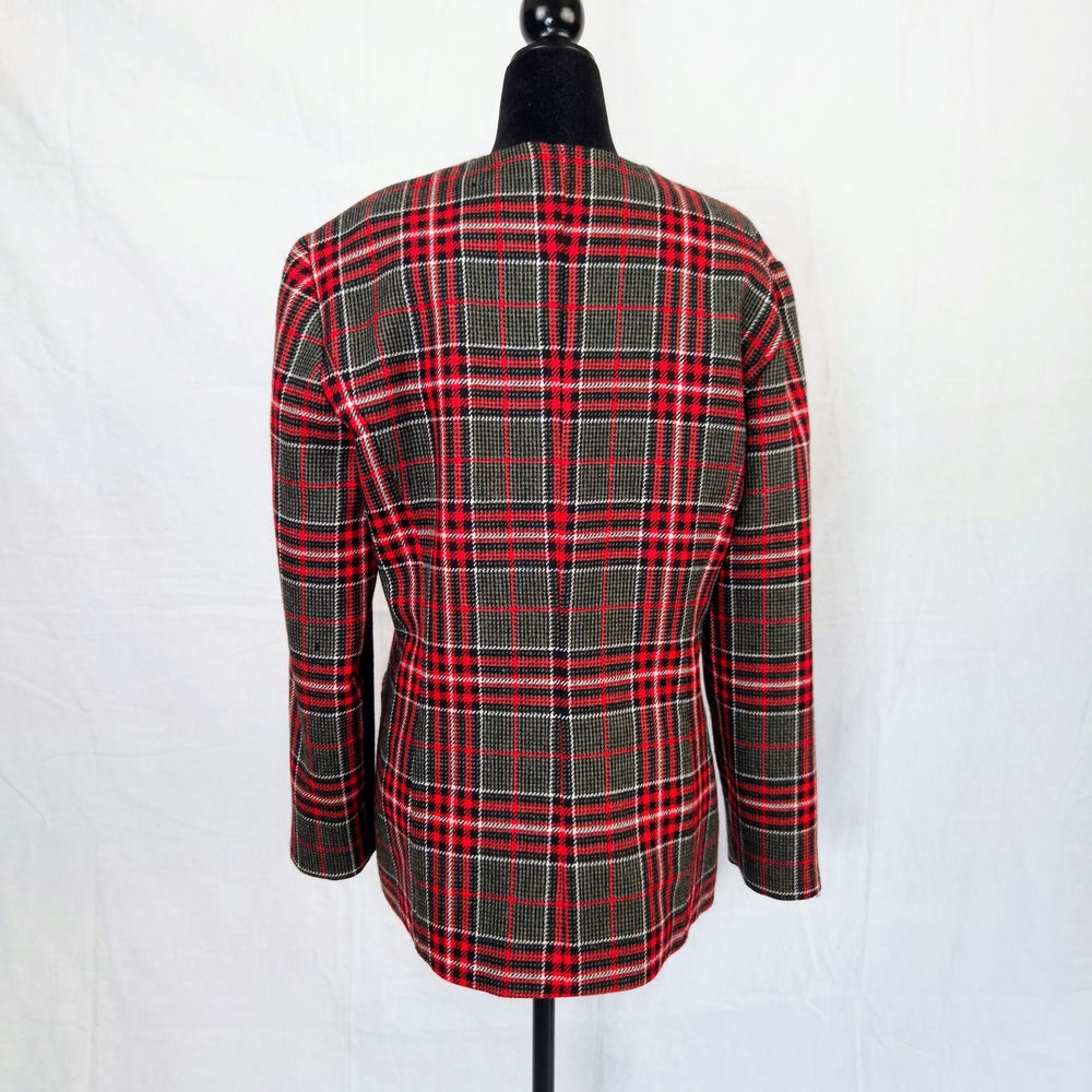 giacca scozzese da donna