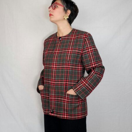 Outfit scozzese elegante