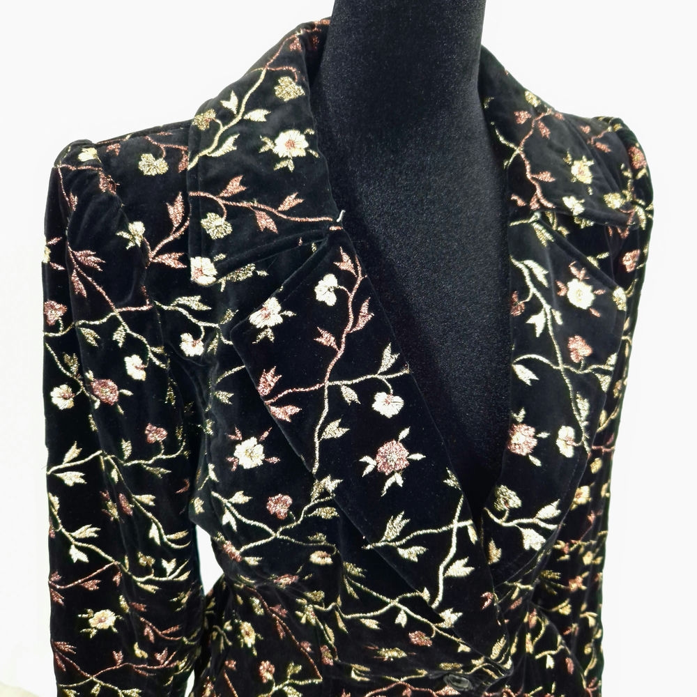 black velvet jacket