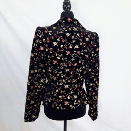 Ungaro giacca in velluto elegante con motivo a fiori