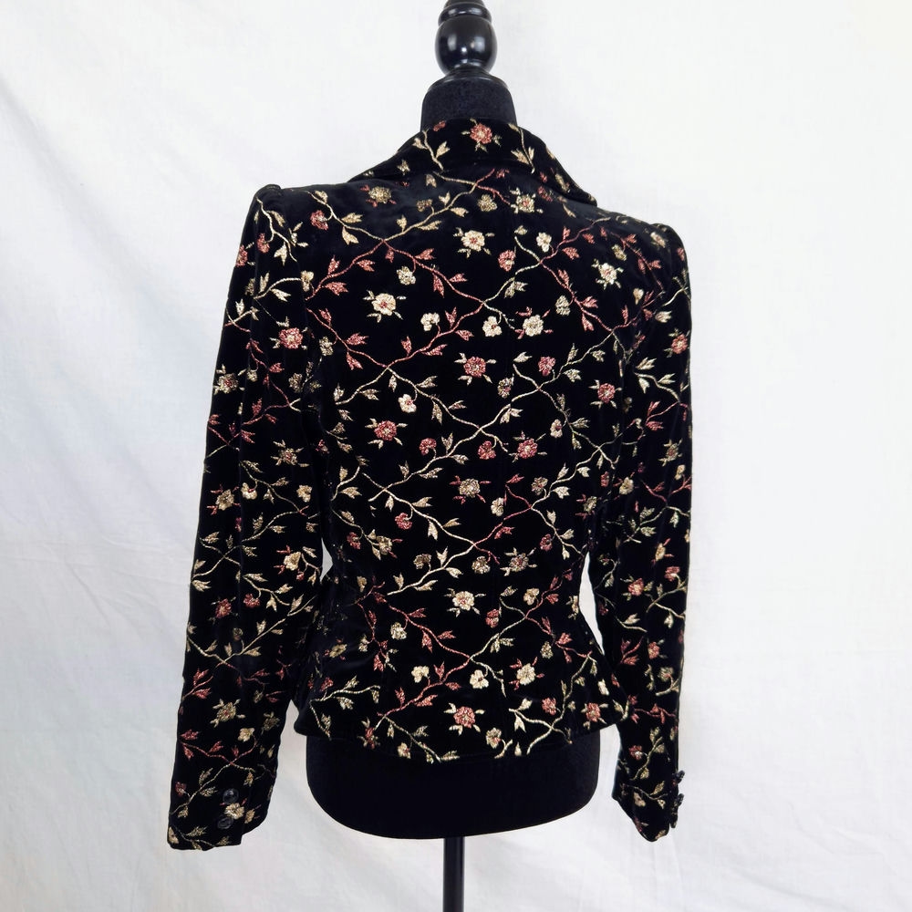 Ungaro giacca in velluto elegante con motivo a fiori