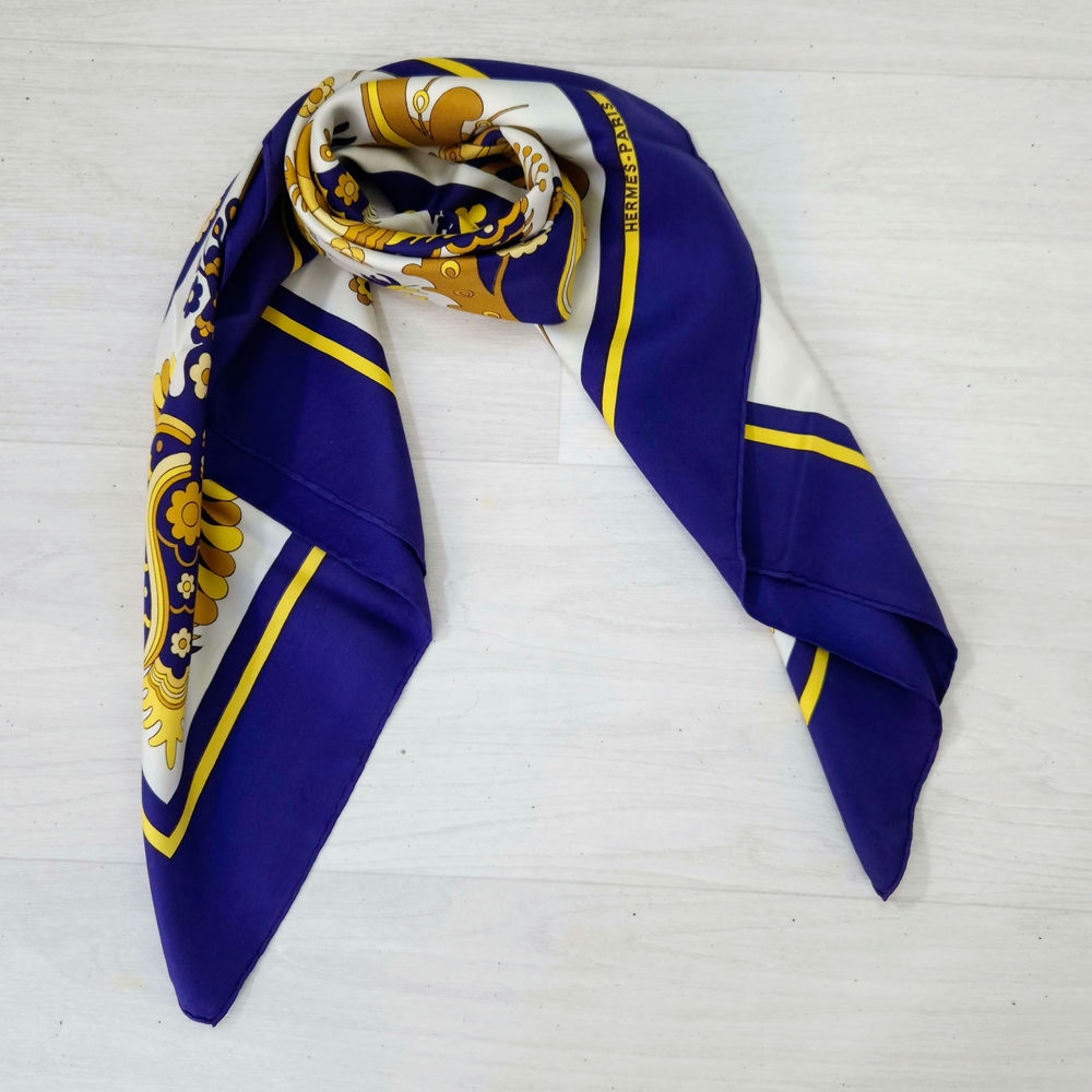 Hermès Skyros foulard vintage 1971