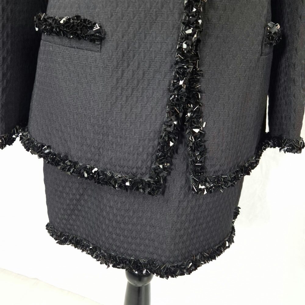 vintage black skirt suit