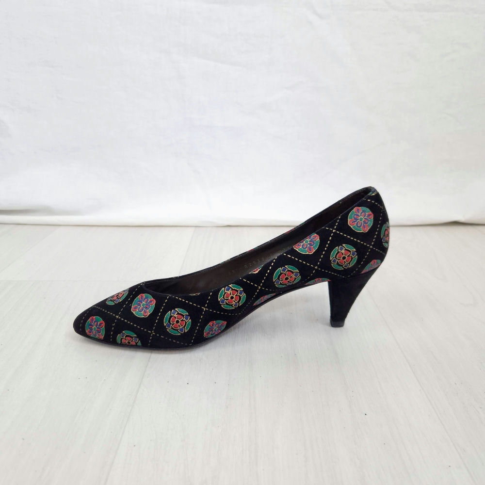 Bruno Magli scarpe nere scamosciate