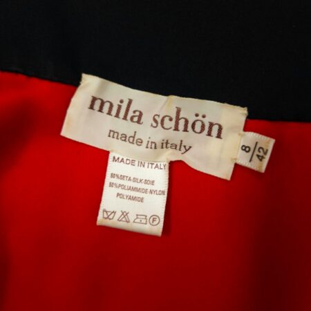 Mila Schon vintage giacca goffrata