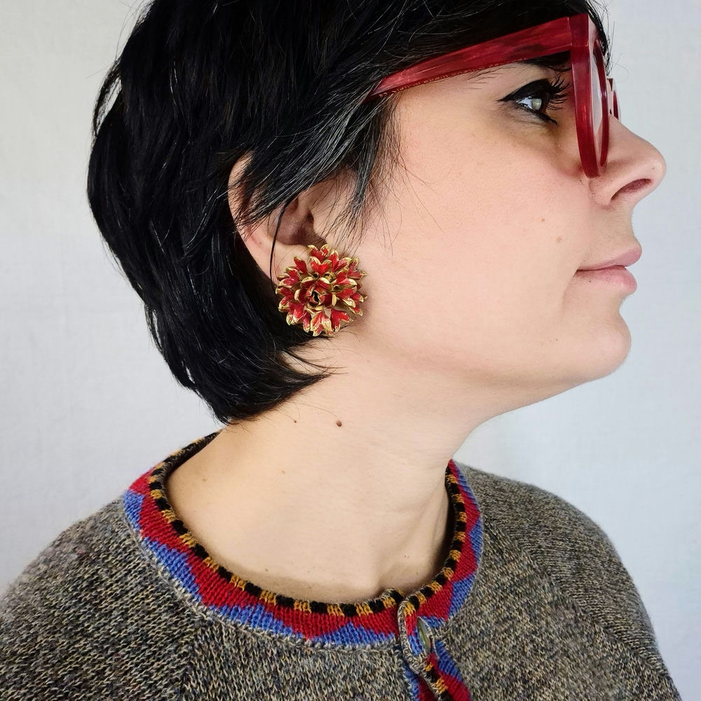 vintage earrings 50s