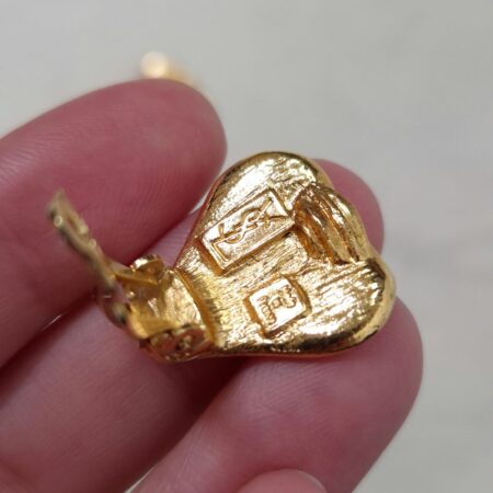 YSL orecchini vintage a forma di cuore
