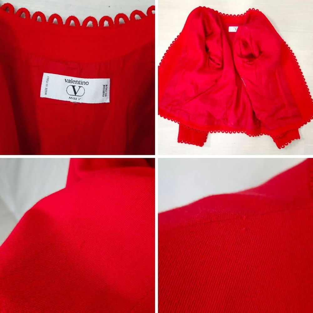 Valentino Miss V bolero rosso anni '80 - immagine 7