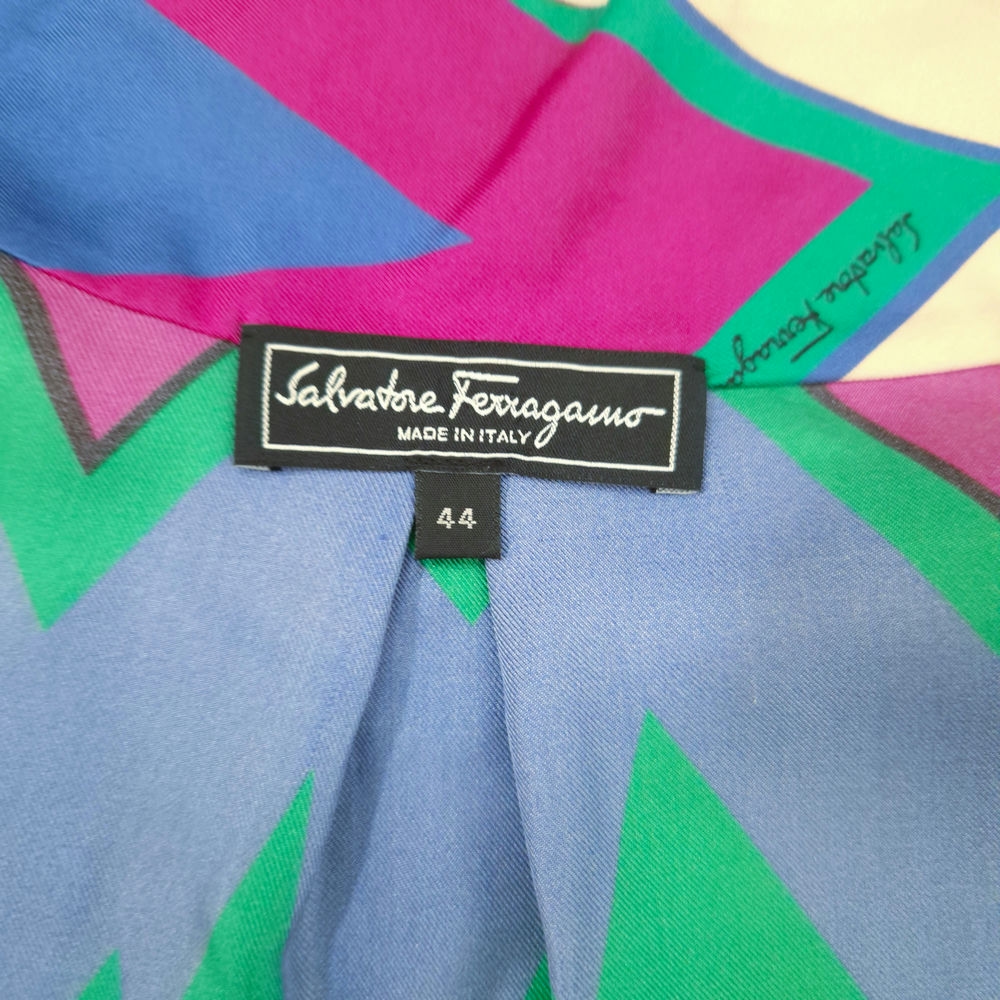 Salvatore Ferragamo camicia in seta
