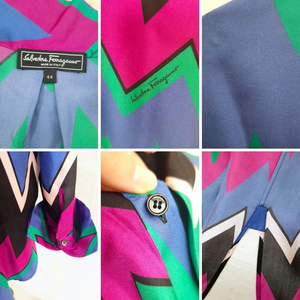 ferragamo silk shirt