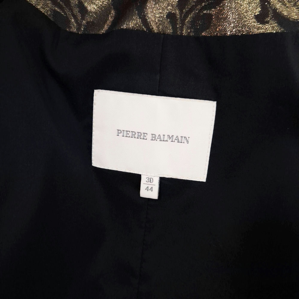 Balmain giacca dorata broccata - immagine 3