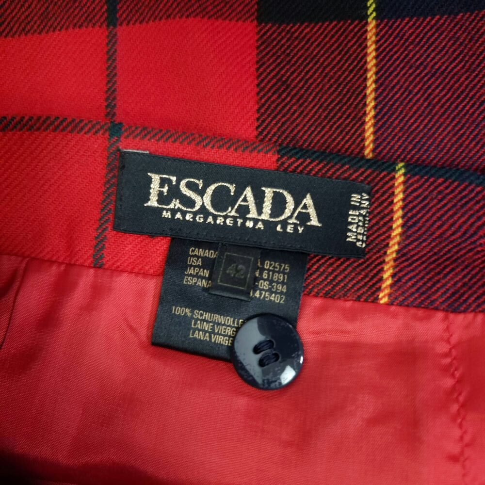 Escada gonna corta scozzese