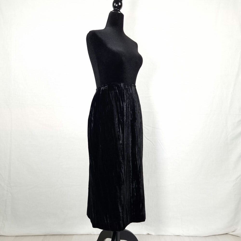 gonna in velluto nero