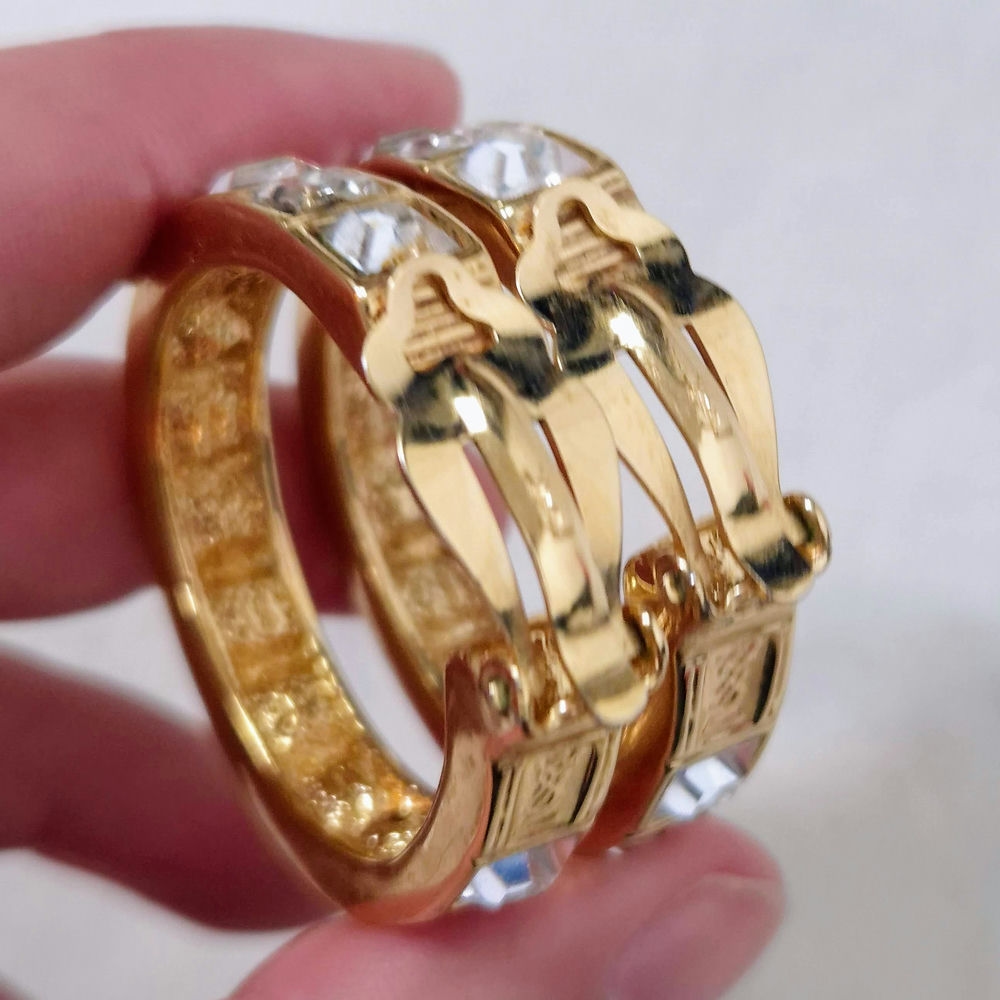 ysl vintage earrings