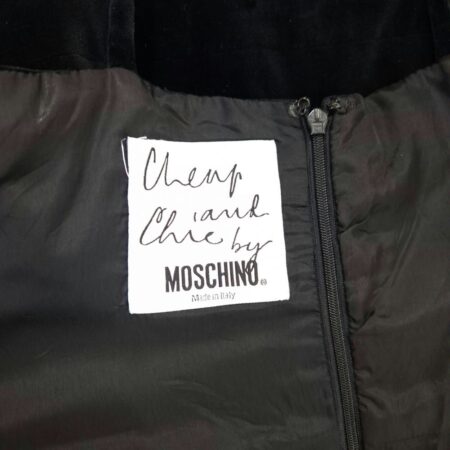 Moschino Cheap and Chic tubino nero vintage