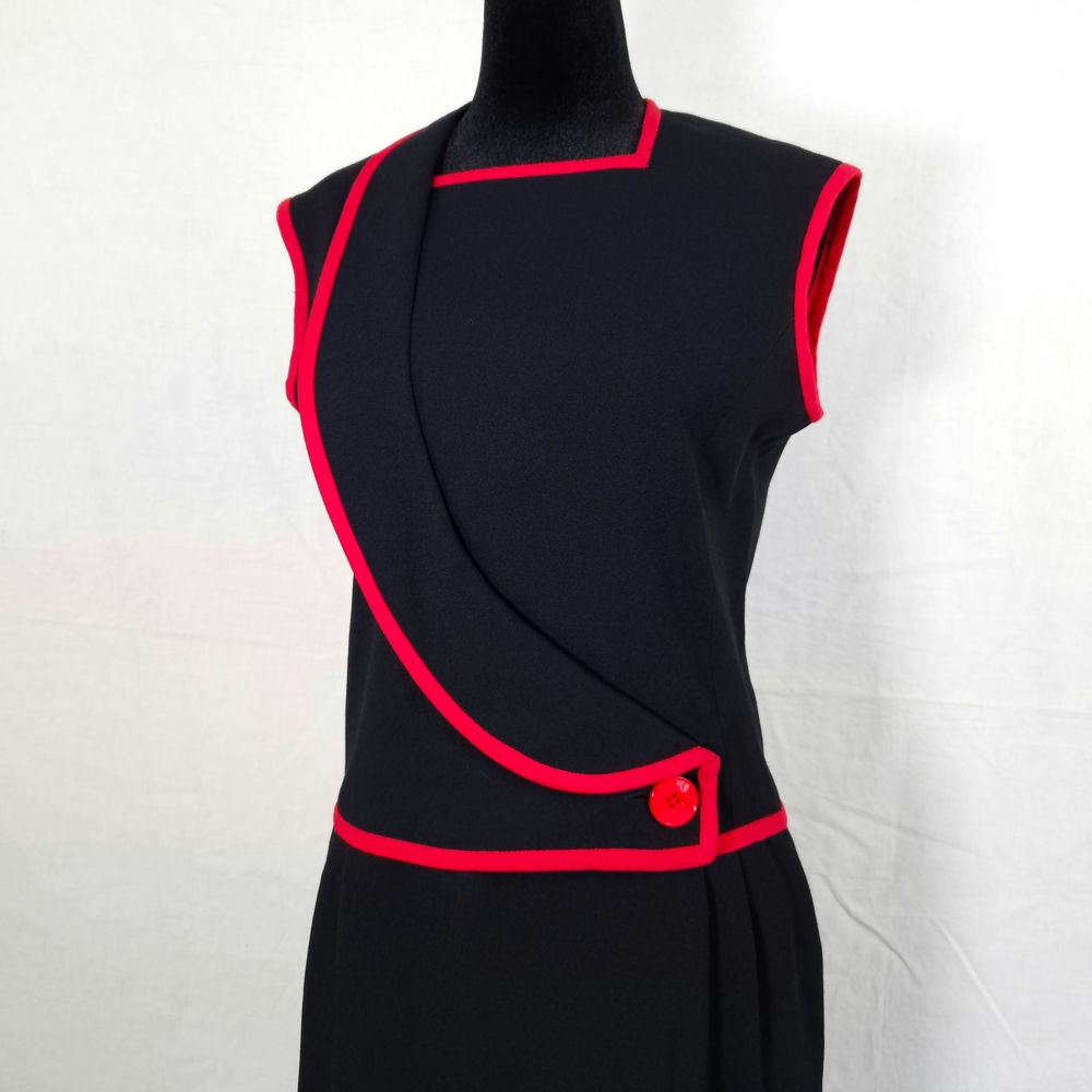 Valentino V Night vestito da sera rosso e nero