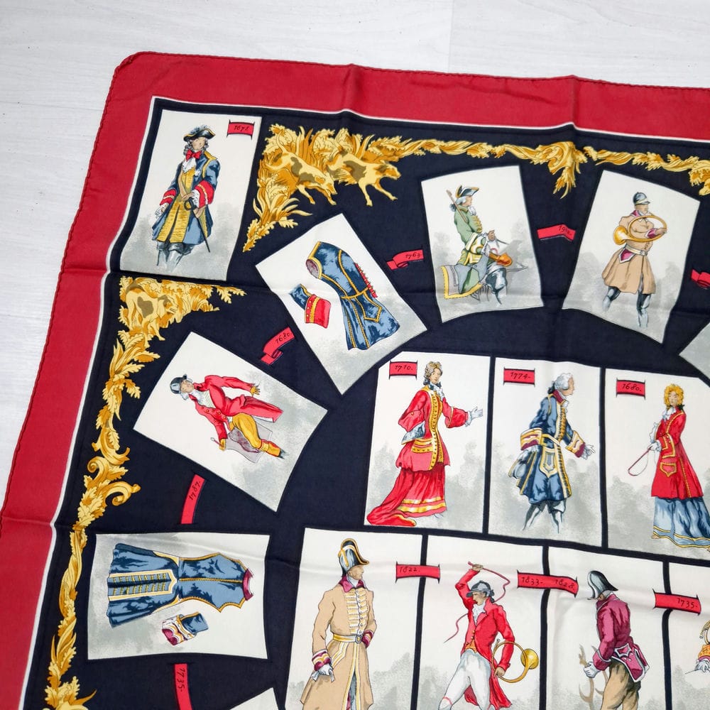 Hermès carré La Tenue de Venerie 1962 - immagine 6