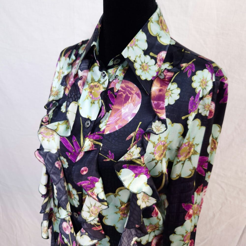 camicia in seta vintage