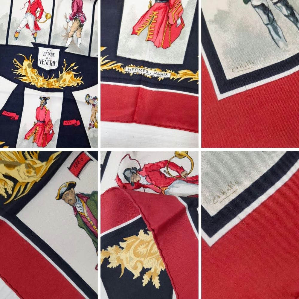 Hermès carré La Tenue de Venerie 1962 - immagine 11