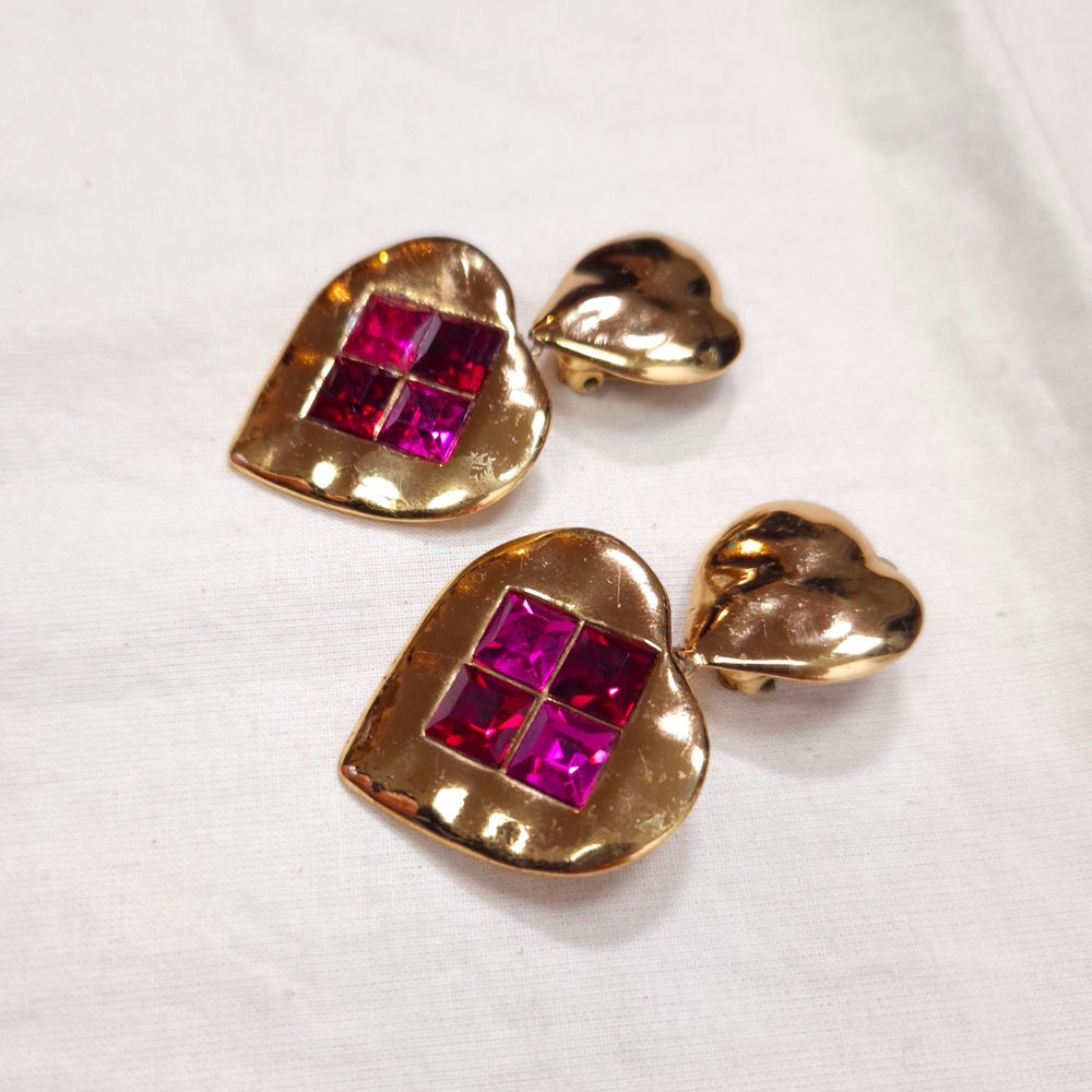 YSL orecchini con cuori