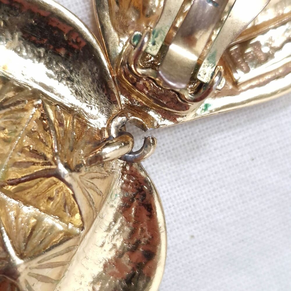 orecchini vintage a cuore