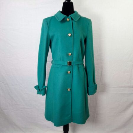 cappotto verde da donna