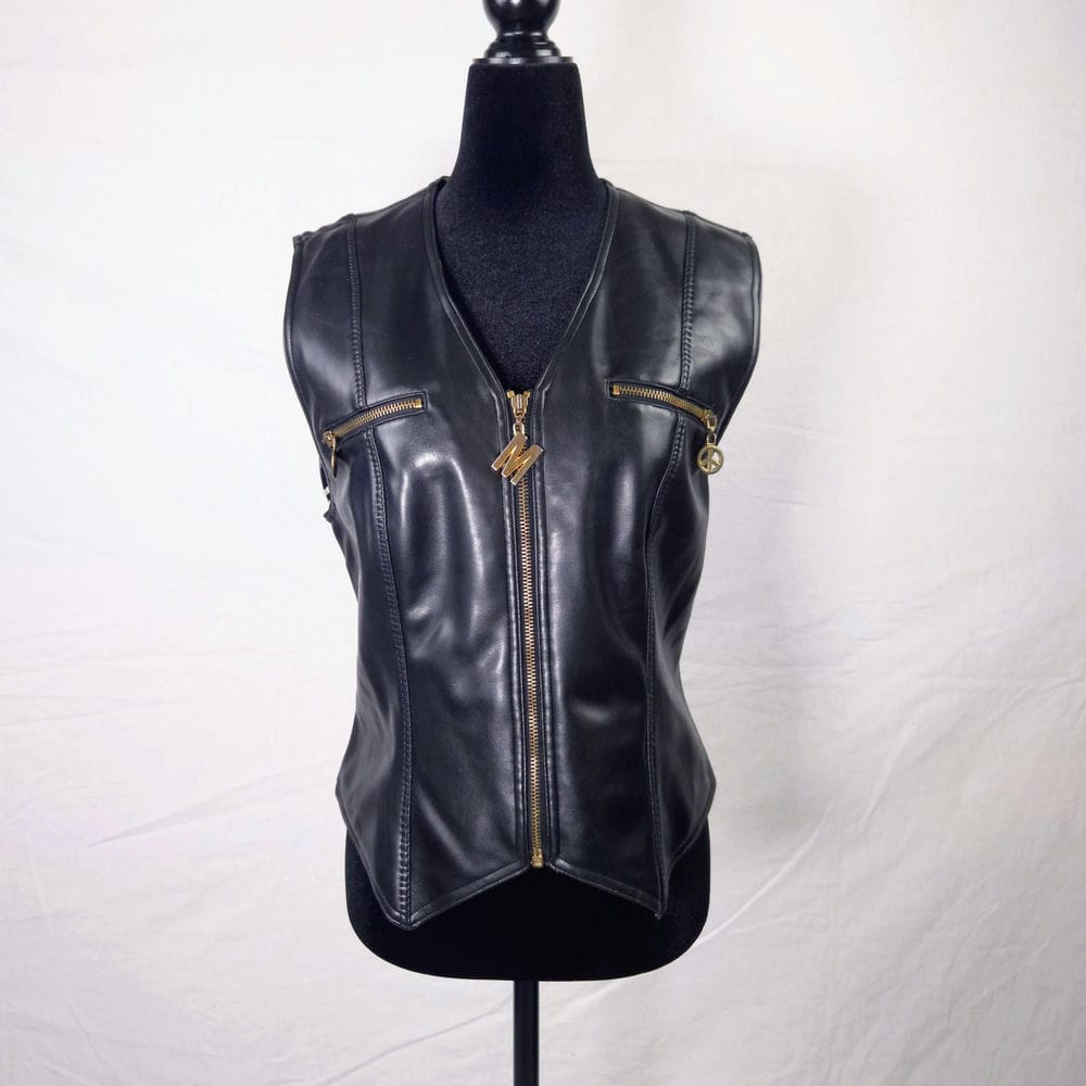 gilet moschino ecopelle