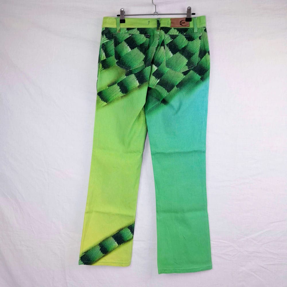 Just Cavalli jeans verdi fantasia rettile - immagine 2