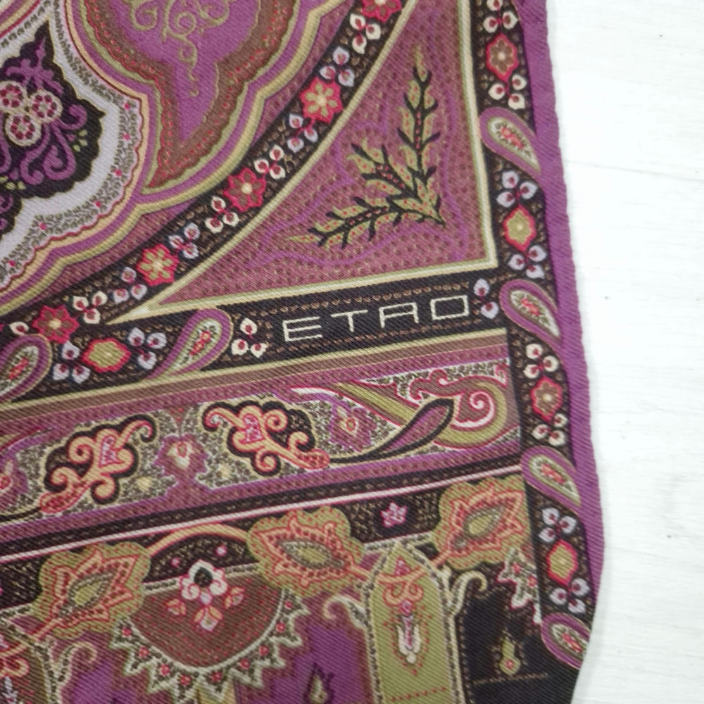 Etro sciarpa multicolore con fantasia paisley