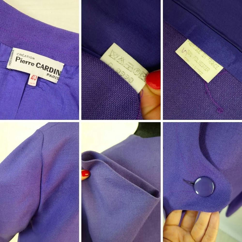 giacca viola vintage