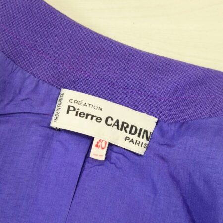 Pierre Cardin giacca viola stile Space Age