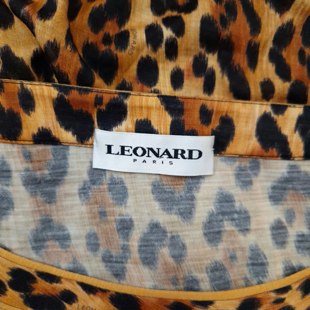 Leonard Paris vestito leopardato