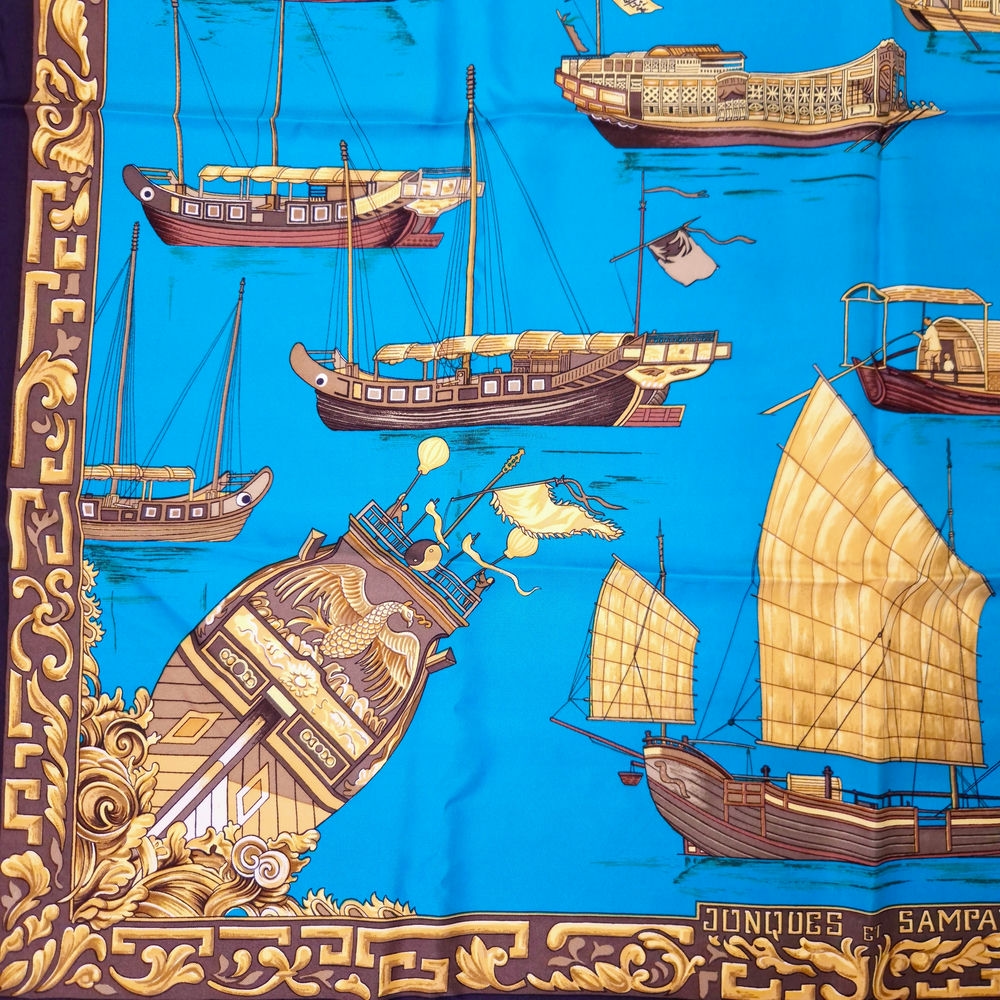 vintage silk scarf