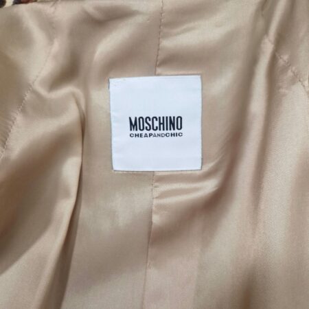 Moschino cappotto leopardato 1990s