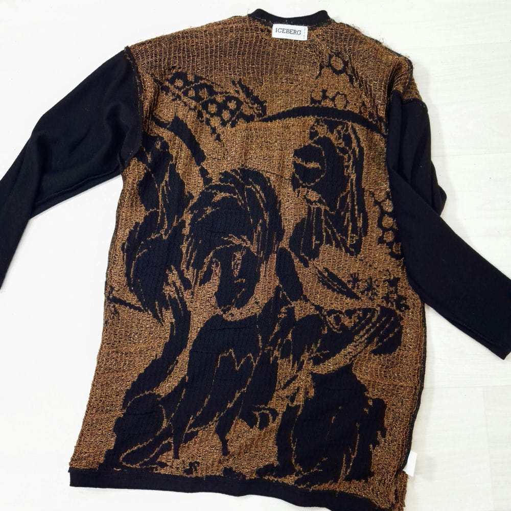 maglione lungo vintage