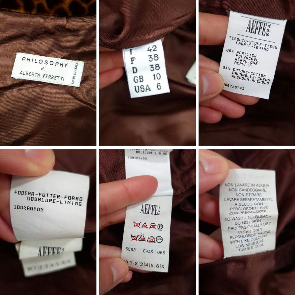 Alberta Ferretti ecopelliccia stampa giraffa - immagine 6