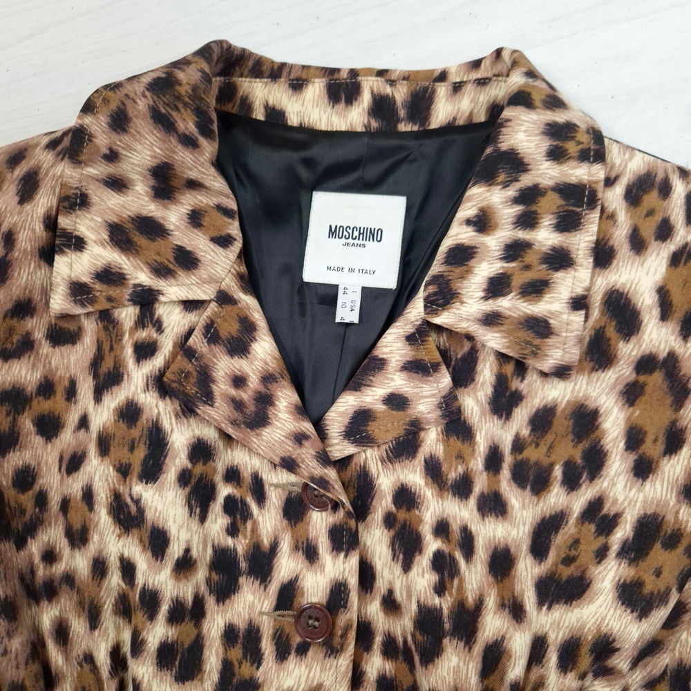 Moschino giacca animalier y2k style